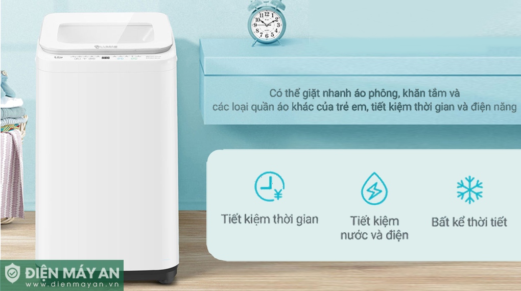 Máy giặt mini nhiệt độ cao Lumias 3 kg WS040WH